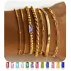 Conjunto de 7 Piezas de 12 Piedras de Nacimiento Transfronterizo, Pulsera, Estilo Unisex Moderno y Sencillo, Joyería Dorada Apilable para Mujeres