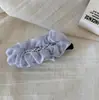 Presilha vertical plissada pérola estilo coreano, luz suave, para meninas, versátil para prender o cabelo em rabos de cavalo, presilha banana, acessório de cabelo gentil e elegante para o dia a dia
