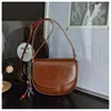 Bolso Silla Rojo Nanfeng para Mujer, Bolso de Lujo Color Castaño Leche, Bolso Cruzado Versátil 2026 de Un Solo Hombro, Bolso Pequeño Nuevo