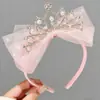 Diadema Corona de Princesa Hada Infantil para Niña Corona de Cumpleaños Diadema para el Cabello Pasador para Bebé Diadema Estilo Bosque para Niña Accesorio para el Cabello