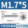 Tornillos Autorroscantes de Acero Inoxidable 304, Cabeza Avellanada, Ranura de Cruz, Tornillos para Madera Extendido M2M3M3.5M4M5M6M8 Ranura de Cruz