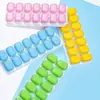 Molde para Cubitos de Hielo de Frutas Bandeja de Hielo de Silicona Paleta Congelada Molde de Hielo de 14 Rejillas Cubito de Hielo Caja de Hielo Molde para Cubitos de Hielo Casero