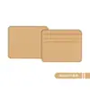 Portatarjetas Pequeño de Gran Capacidad Transfronterizo Hecho de Cuero PU, Personalizable con Logo, Ranuras Múltiples para Tarjetas, Portatarjetas Pequeño de Cuero con Cuatro Ranuras para Tarjetas, Funda para Tarjeta