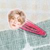 Acessórios de cabelo com presilha bb acrílica de estrela Luhan, adorno de cabeça, acessório de show, acessório para fotos