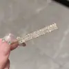 Grampo de Cabelo Versátil com Strass de Alta Qualidade, Presilha Lateral, Presilha para Franja, Grampo de Cabelo de Menina Coreana, Presilha Horizontal, Acessório de Cabelo para Mulheres