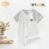Mameluco para Bebé Recién Nacido Mono de Algodón Puro para Niños y Niñas con Estampado de Dibujos Animados, Lindo Conjunto para Gatear para Recién Nacidos