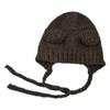Otoño e Invierno lindo gorro con orejas cordón gorro pullover felpa cálido tejido gorro de punta femenino estilo coreano reductor de edad gorro de lana
