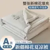 Colcha de Algodón de Xinjiang Clase A Colcha de Aire Acondicionado Algodón Lavable Colcha Fresca de Verano Colcha Fina de Verano Individual para Dormitorio Estudiante Lavable a Máquina