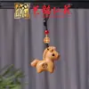 Llavero Colgante de Caballo del Zodiaco de Madera Artesanal Diseño Creativo DIY Colgante para Teléfono de Caballo