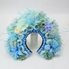 Flor de Pasador de Pelo Quanzhou L02 Adorno para la Cabeza de Mujer Diadema de Flor de Seda Flor de Pasador para Traje Han Accesorios para el Pelo Retrato Tridimensional Estilo Chino Super Estilo Occidental
