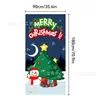 Serie exclusiva de cortinas de puerta navideñas transfronterizas, con impresiones de alta definición de Santa Claus, el Grinch y muñecos de nieve, perfectas para decoraciones festivas de temporada.
