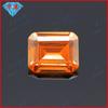 Huagang Gem Rectangular Biselado Coche Plano Combinación Multicolor Circonia Piedra Desnuda Color Esmeralda Anillos de Corte Lote