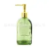 Frasco de Vidro Criativo com Manchas Vitrais Prensador para Álcool em Gel Frasco de Loção Frasco de Vidro Criativo Frasco Vazio para Gel de Banho Shampoo Venda por Atacado
