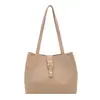 Bolsa de Mão Feminina Elegante de Alta Qualidade para Outono e Inverno, Bolsa de Ombro, Bolsa Tote, Bolsa Grande de Alta Capacidade para o Dia a Dia de Estudantes Universitários