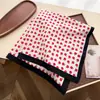 Pañuelo Cuadrado Pequeño de Algodón Puro Artístico Floral Pastoral Bufanda Chal de Seda para Mujer Protección Solar Decorativo Pañuelo para el Cuello Pañuelo Pañuelo para la Cabeza Nuevo