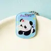 Colgante de Cadena de Cuentas Rectangular de Animal Pequeño de Acrílico Lindo de Dibujos Animados Accesorio para Bolso
