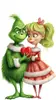 Adorno Navideño del Grinch Decoración para Árbol de Navidad Suministros para Arreglos Festivos Colgante Acrílico Adorno Colgante Navideño para el Hogar