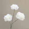 Flor Artificial de Rosa de Diamante de 3 Cabezas Decoración de Salón de Bodas Pared de Flores Cascada Material de Flores Flor Artificial Flor de Seda Ramo Fabricante Mayorista