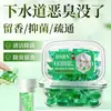 Perlas desodorantes para tuberías de desagüe, inodoros y desagües de piso de cocina, perlas antiolor para eliminar olores y prevenir reflujos, agente antiolor