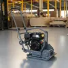 Compactador vibratorio de placa manual a gasolina, Compactador de rodillo eléctrico para carreteras, Máquina para acabado de bordes de asfalto, Resistente y duradero