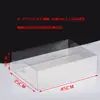Caja de Pastel de Cumpleaños Digital Famosa en Internet Mascota Completamente Transparente Caja de Empaque para Hornear Engrosada a Prueba de Polvo Al por Mayor en Stock