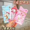 Novos Adesivos de Nail Art com Gel Jelly Iluminador, Patches de Unha Usáveis, Nail Art Pronta, Adesivos de Nail Art Tendência Estilo Ins