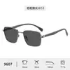 Nuevas Gafas de Sol Polarizadas de Alta Definición de Metal 9607 Gafas de Sol de Lujo Ligero para Negocios Gafas de Sol Casuales de Gama Alta para Hombre