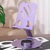 Soporte Giratorio Totalmente Metálico para Teléfono Móvil Plegable Mecánico para Teléfono Móvil Tableta Universal Drama Transmisión en Vivo Portátil para Perezozo
