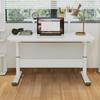 Mesa de Estudio, Mesa Elevable, Mesa de Escritorio Estudiantil Elevable, Mesa Pequeña para Computadora de Apartamento Pequeño, Estantería Opcional