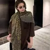 Novo Estilo Alta Qualidade Versátil Chiffon Estampado Gaze Fina Lenço de Seda Retrô Americano Feminino Verão Proteção Solar Garota Quente Estampa de Leopardo Lenço Grande