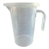 Taza Medidora de Mililitros para Molinillo de Jugo de Leche de Soya para el Hogar, Nuevo Plástico Transparente Espesado, Mango de Envoltura Completa, Herramienta de Medición para Cocina y Horneado