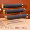 Soporte Sencillo para Pulseras de Joyería Dorado de Tres Niveles Soporte de Exhibición para Pulseras de Reloj Soporte para Pulseras Adorno de Mostrador Soporte de Exhibición