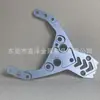 Conectores Usinados em CNC, Peças de Ferragem em Liga de Alumínio, Acessórios para Bicicletas de Marcha, Processamento em Lotes Pequenos