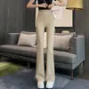 Pantalones de Microcampana 2024 para Mujer Tallas Grandes Cintura Alta Ajustados Adelgazantes Primavera y Otoño Nuevos Sueltos con Caída Pantalones Libres