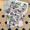 Camiseta de manga corta para hombre de verano, camisa casual de playa de talla grande de moda, holgada, transpirable, top fino al por mayor