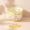 Tigela Pikachu Doméstica 2025 Nova Alto Valor Pessoal Fofa Cerâmica Louça Tigela de Arroz Tigela de Sopa