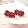 Colgante Pixiu de Arena de Cristal y Cinabrio Colgante Alto Contenido de Cinabrio Accesorios DIY Joyería DIY Hecha a Mano Accesorios para Joyería