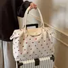 Bolsa de Viagem Portátil Transfronteiriça, Bolsa de Ombro Leve, Bolsa Esportiva Fitness de Veludo Morango, Bolsa de Bagagem Transversal de Grande Capacidade