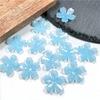 Junyou Acrílico Color Gelatina Flor de Cinco Pétalos Antiguo DIY Hecho a Mano Flor Feliz Árbol del Dinero Accesorios para el Cabello Accesorios para la Ropa