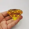 Ornamento de diamante grande de cristal de 60mm, brinquedo, modelo de simulação, quebra-cabeça DIY, cristal de imitação, adereços de tesouro de sete cores