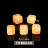 Jingde joias flor de goma amarela natural cristal açúcar quadrado contas soltas únicas feitas à mão acessórios para joias diy contas atacado