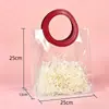 Bolsas de Mano Transparentes de PVC en Stock con un Toque de Lujo para el Festival del Medio Otoño, Día Nacional, Bolsas de Regalo de Cumpleaños y Bolsas de Mano de Plástico para Bodas