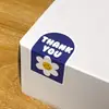 10 Pegatinas/Hoja Azules Florales Pegatinas Selladoras de Gracias, Perfectas para Sellar Cajas de Postres, Empaque de Regalos y Notas de Agradecimiento para Horneados