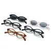 Nuevas Gafas Ovaladas Estilo Coreano 2025 con Montura Negra Ojo de Gato para Mujer, Disponibles con Lentes Graduados o Sin Graduar, la Montura Hace que el Rostro Parezca Más Pequeño