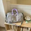 Bolsa de viaje para mujer, gran capacidad, ligera, adecuada para viajes cortos, salidas, deportes, fitness y natación; una mochila ligera