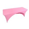 Funda de Mesa Exhibición Curva Elástica Transfronteriza Mesa Rectangular Moderna Simple Resistente al Desgaste Mantel Elástico para Conferencias Bodas Hoteles