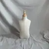 Adereços de Modelo Infantil, Manequim de Meio Corpo Coberto com Tecido, Alfinetável, para Exibição em Loja de Roupas Infantis, Manequim de Corte de Vestuário, Espuma