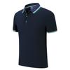 Empresa Empresa de Alta Qualidade de Manga Curta Lapela Camisa Polo Logotipo Bordado Algodão Respirável Bead Roupas de Trabalho T-shirt Impressão