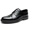 Zapatos de cuero para hombre, zapatos de cuero formales de tres piezas para hombre, zapatos transpirables y duraderos para el trabajo y el uso diario, zapatos casuales de estilo británico