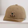 Gorra con Pato de Dibujo para Bebé, Gorra Cruzada Juguetona con Oso de Pie, Sombrero de Sol para Niño Pequeño, Nuevo Sombrero Suave con Visera para Bebé Europeo y Americano